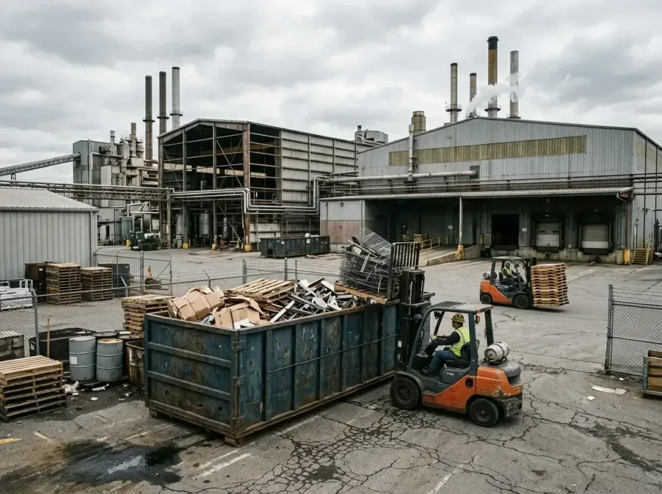 industrial-factory-scrap-conta-003 — frequently asked questions, Cheap Roll-off Dumpster Rentals in Corunna, MI